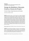 Furniture Design: Design Education and Teaching Cover Page