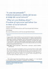 Research paper thumbnail of "A cosa stai pensando?". Libertà di pensiero e diritto del lavoro ai tempi dei social network * "What are you thinking about?". Freedom of expression and labour law in times of social network