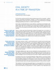 Research paper thumbnail of Civil Society in a Time of Transition