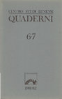 Research paper thumbnail of Quaderni del Centro Studi Lunensi, volume 6-7 (1981-1982)