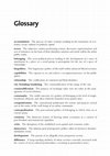 Research paper thumbnail of Glossary (key terms in critical urban studies)