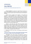 Research paper thumbnail of Interview with Professor Paul Preston October 2020 Boletín de la Fundación Academia Europea e Iberoamericana de Yuste, nº 9, 2020