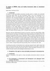 Research paper thumbnail of Right to a clean and healthy environment, international protection