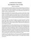 Research paper thumbnail of Witold Lutoslawski: La música del pasado, del presente y del futuro