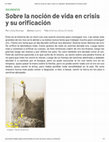 Research paper thumbnail of Sobre la nocion de vida en crisis y su orificacion Biodiversidad en America Latina