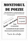 Research paper thumbnail of Monitorul de poezie Revistă foileton, cu poezie de bon-ton