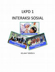 LKPD 1 INTERAKSI SOSIAL Cover Page