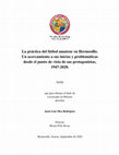 Juan Luis Olea Rodríguez - La práctica del fútbol amateur en Hermosillo. Un acercamiento a sus inicios y problemáticas desde el punto de vista de sus protagonistas, 1947-2020. Cover Page