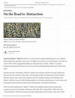 On the Road to Abstraction: Jackson Pollock's Mural Cover Page