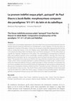 Research paper thumbnail of Le pronom indéfini osque PITPIT „quicquid“ de Paul Diacre à Jacob Balde: morphosyntaxe comparée des paradigmes *kwi- kwi- du latin et du sabellique