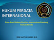 Research paper thumbnail of HUKUM PERDATA INTERNASIONAL - PERTEMUAN 10