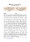 Research paper thumbnail of Selim İleri'nin Ölünceye Kadar Seninim romanında "yaşlı" kızlar, "geçkin" melodramlar