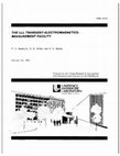 Research paper thumbnail of LLNL Time-Domain Range-LLL Transient electromagnetics measurement Facility