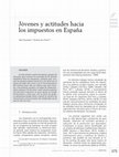 Research paper thumbnail of Calzada, I. y Del Pino, E. (2020) "Jóvenes y actitudes hacia los impuestos en España", Panorama Social, 30, 171-182.