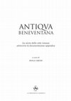 ANTIQVA BENEVENTANA La storia della città romana attraverso la documentazione epigrafica a cura di PAOLA CARUSO LA PROVINCIA SANNITA Cover Page