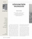 Research paper thumbnail of Gözlemcinin Yalnızlığı: Dört Köşeli Üçgen