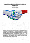 Research paper thumbnail of Una partner strategica. La collaborazione tra le università italiane e Israele