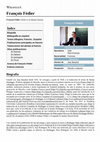 Research paper thumbnail of François Fédier, filósofo francés. Discípulo de Jean Beaufret y Martin Heidegger. Editor de las Obras Completas de Heidegger en Francia. Wikipedia en español. Colaborador: Jorge Acevedo