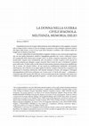 Research paper thumbnail of LA DONNA NELLA GUERRA CIVILE SPAGNOLA: MILITANZA, MEMORIA, ESILIO