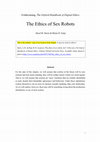 Research paper thumbnail of The ethics of sex robots