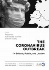 Research paper thumbnail of The coronavirus outbreak in Belarus, Russia, and Ukraine: Responses by the state, business and civil society