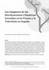 Research paper thumbnail of Las Imágenes de las Movilizaciones Climáticas Juveniles en la Prensa y la Televisión en España