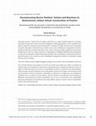 Research paper thumbnail of Deconstructing Novice Teachers' Actions and Reactions to Nonharmonic Chilean School Communities of Practice