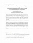 Research paper thumbnail of Teachers' Assessment Approaches Regarding EFL Students' Speaking Skill