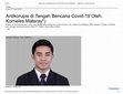 Research paper thumbnail of Antikorupsi di Tengah Bencana Covid-19