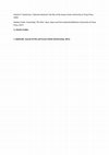 Research paper thumbnail of Review of "Television Rewired: The Rise of the Auteur Series" (University of Texas Press, 2019) & Stanley Corkin, "Connecting ‘The Wire’: Race, Space and Post-industrial Baltimore" (University of Texas Press, 2017).