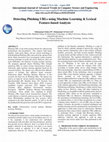 Detecting Phishing URLs using Machine Learning &Lexical Feature-based Analysis Cover Page