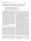 Research paper thumbnail of Load-induced focal adhesion kinase activation in the myocardium: role of stretch and contractile activity