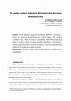 Research paper thumbnail of La poética del mal: Influencia dictatorial en la literatura latinoamericana