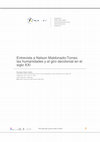 Entrevista a Nelson Maldonado-Torres: las humanidades y el giro decolonial en el siglo XXI Cover Page