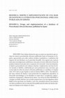 Research paper thumbnail of BDÁFRICA: diseño e implementación de una base de datos de la literatura poscolonial africana publicada en España