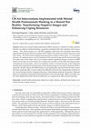 Research paper thumbnail of CB-Art Interventions Implemented with Mental Health Professionals Working in a Shared War Reality: Transforming Negative Images and Enhancing Coping Resources