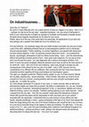 Research paper thumbnail of General thoughts on industriousness [an open letter]