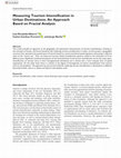 Research paper thumbnail of Measuring Tourism Intensification in Urban Destinations: An Approach Based on Fractal Analysis