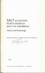 Introduction to Salt in Eastern North America Cover Page