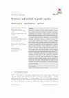 Research paper thumbnail of Resistance and backlash to gender equality