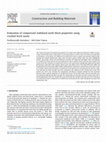 Research paper thumbnail of Evaluation of compressed stabilized earth block properties using crushed brick waste