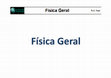 Física Geral Física Geral Cover Page