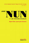 Research paper thumbnail of José Nun y las ciencias sociales