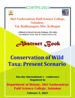 One-day International e -conference on Conservation of wild Taxa: Present Scenario Cover Page