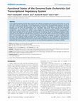 Functional States of the Genome-Scale Escherichia Coli Transcriptional Regulatory System Cover Page