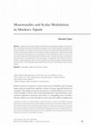 Research paper thumbnail of Monotonality and scalar modulation in Sibelius's Tapiola