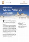 Research paper thumbnail of Master’s Program in Religion, Politics and Democracy