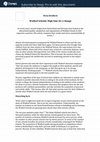 Research paper thumbnail of Waldorf Schools: High Time for a Change