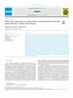 Research paper thumbnail of Public work contract laws on project delivery systems and their nexus with project efficiency: evidence from Ethiopia