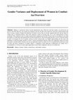 Research paper thumbnail of Gender Variance and Deployment of Women in Combat: An Overview